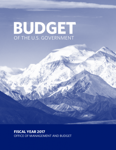 cover of 2017 federal budget