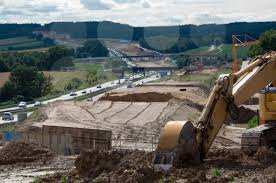 photo of road construction site